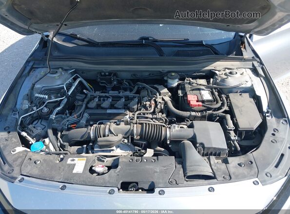 1HGCV1F92JA217654 2018 HONDA ACCORD Silver Հետևի տեսք