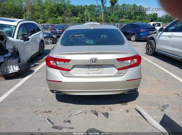 1HGCV1F95JA077972 2018 HONDA ACCORD Бежевый 