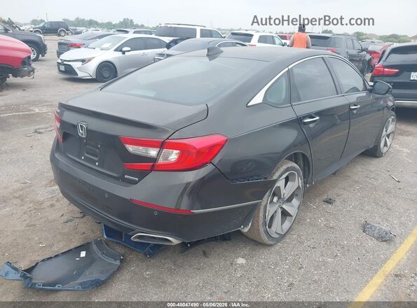 1HGCV1F96JA030482 2018 HONDA ACCORD Black Հետևի աջ