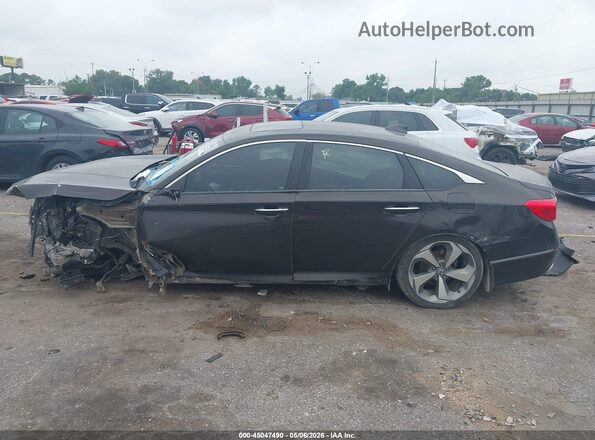 1HGCV1F96JA030482 2018 HONDA ACCORD Black Սալոնի 360 աստիճան տեսք