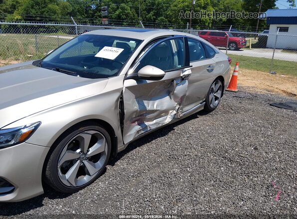 1HGCV1F98JA122869 2018 HONDA ACCORD Gold წინა ხედი