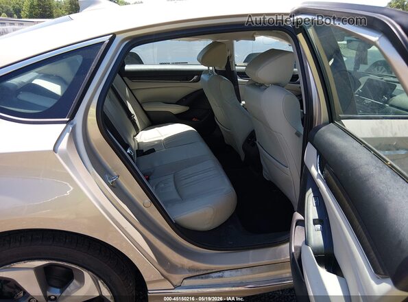 1HGCV1F98JA122869 2018 HONDA ACCORD Gold VIN კოდის სტიკერის ხედი