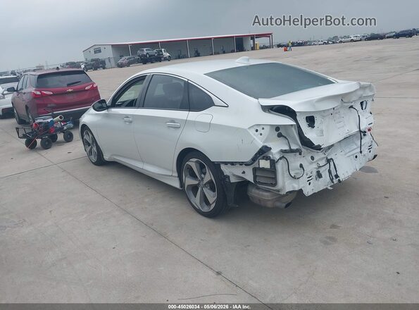 1HGCV1F99JA042402 2018 HONDA ACCORD White Հետևի ձախ