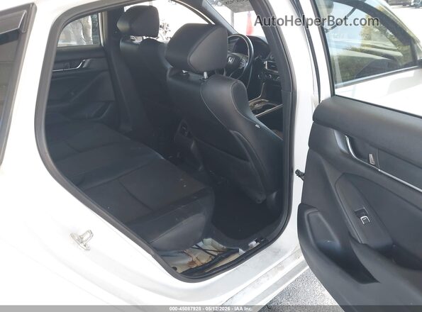 1HGCV2F30JA045772 2018 HONDA ACCORD White VIN sticker view