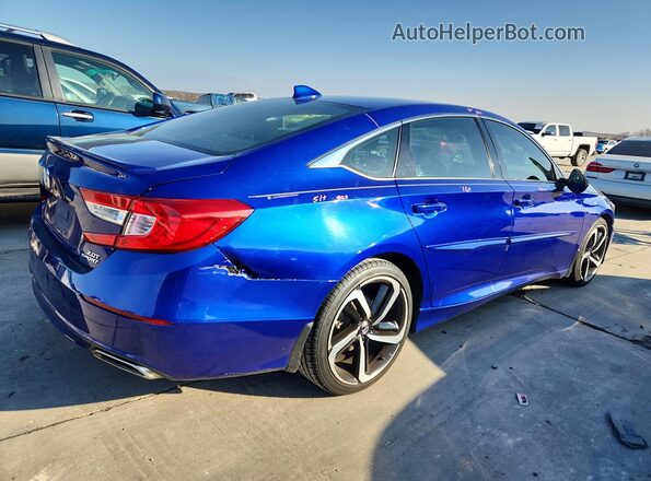 1HGCV2F30LA009258 2020 HONDA ACCORD Blue 