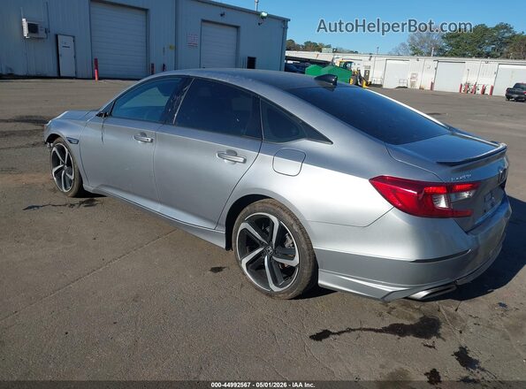 1HGCV2F30MA031150 2021 HONDA ACCORD Серебряный Задняя левая четверть