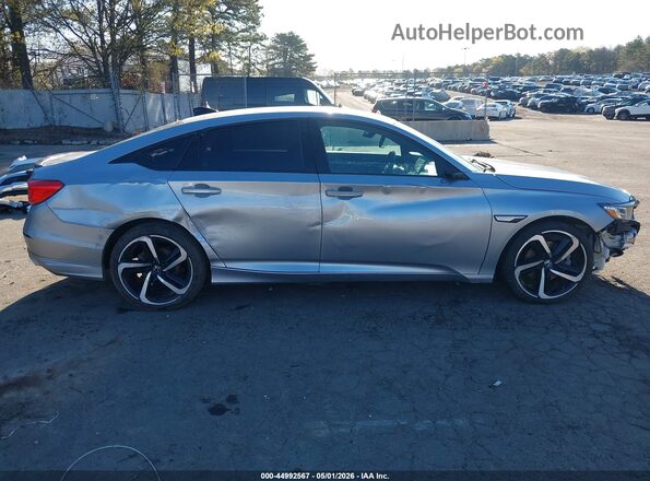 1HGCV2F30MA031150 2021 HONDA ACCORD Серебряный Вид задней части салона