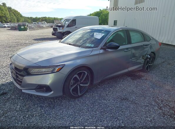 1HGCV2F31MA015149 2021 HONDA ACCORD Silver 