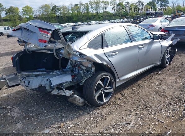 1HGCV2F31MA026779 2021 HONDA ACCORD Gray Trasero derecho