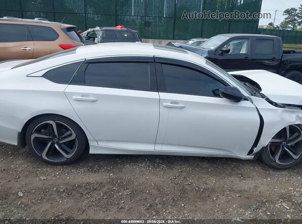 1HGCV2F32LA016471 2020 HONDA ACCORD White Սալոնի հետևի տեսք