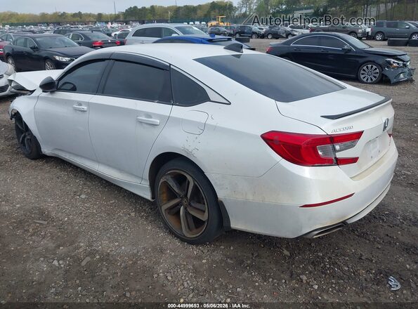 1HGCV2F32LA016471 2020 HONDA ACCORD White Հետևի ձախ