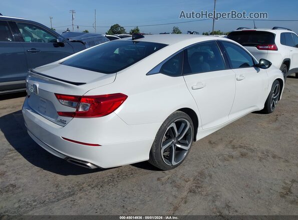 1HGCV2F32MA020425 2021 HONDA ACCORD White Задня права чверть