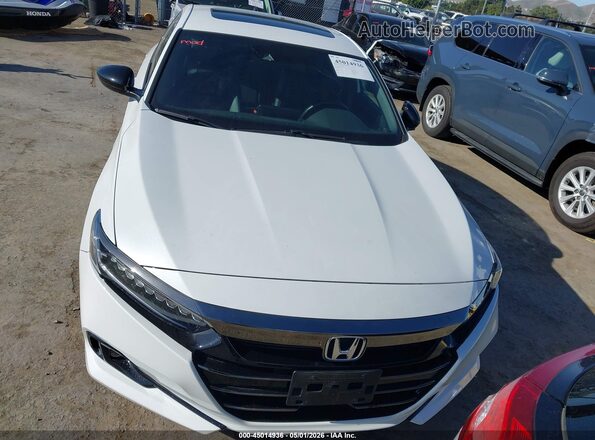 1HGCV2F32MA020425 2021 HONDA ACCORD White Вид щитка приладів