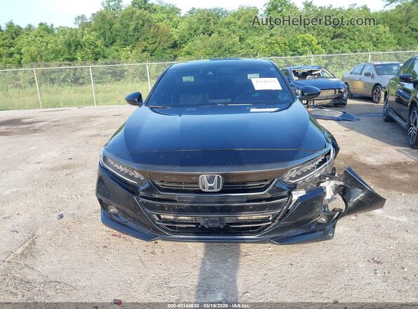 1HGCV2F33MA031465 2021 HONDA ACCORD Black Вид щитка приладів