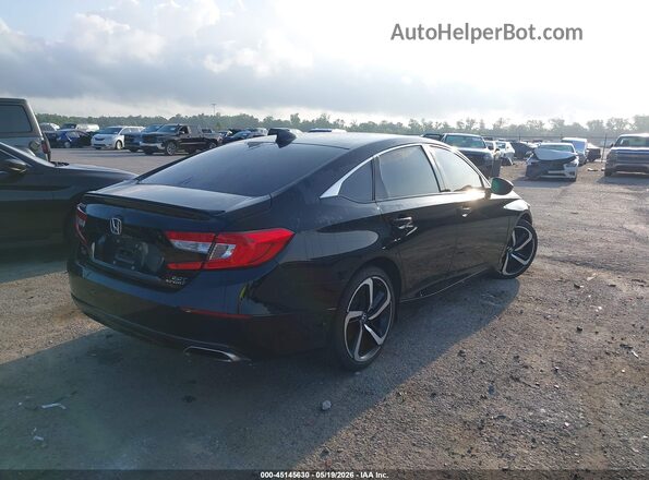 1HGCV2F33MA031465 2021 HONDA ACCORD Black Задня права чверть