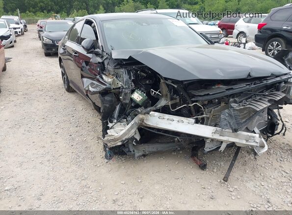 1HGCV2F34LA002233 2020 HONDA ACCORD Black Front view