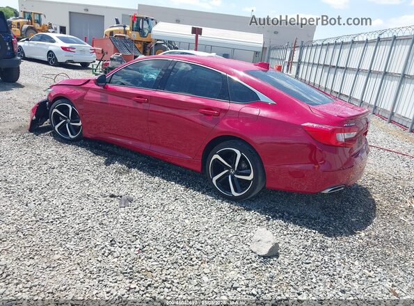 1HGCV2F35LA014696 2020 HONDA ACCORD Red Tył lewy
