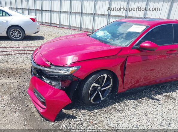1HGCV2F35LA014696 2020 HONDA ACCORD Red Widok z przodu