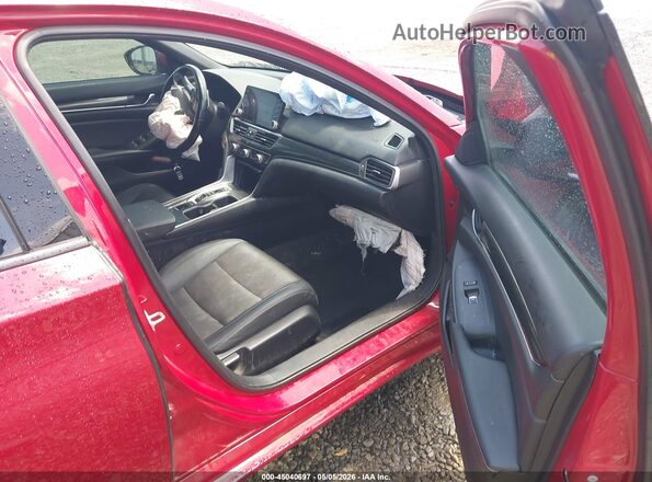 1HGCV2F35LA014696 2020 HONDA ACCORD Red Widok wnętrza z przodu