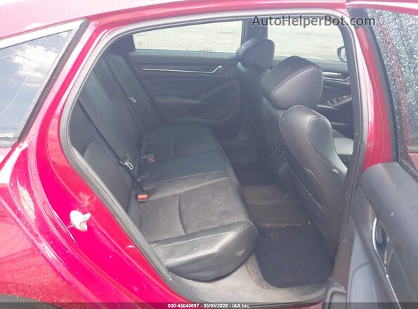 1HGCV2F35LA014696 2020 HONDA ACCORD Red Widok naklejki z numerem VIN