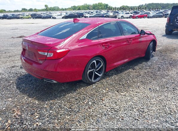 1HGCV2F35LA014696 2020 HONDA ACCORD Red Tył prawy