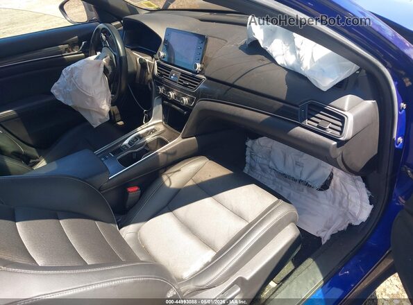 1HGCV2F35MA023755 2021 HONDA ACCORD Blue Vista interior delantera