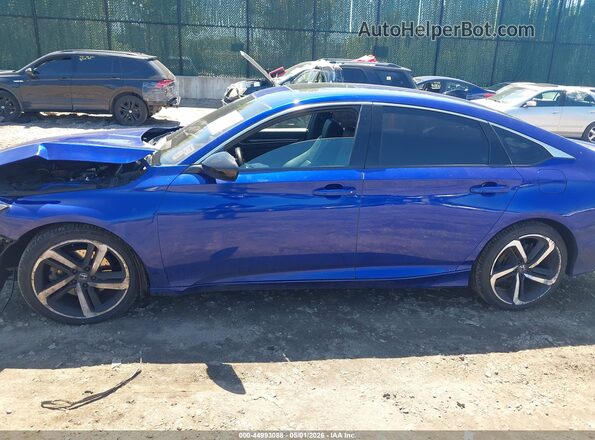 1HGCV2F35MA023755 2021 HONDA ACCORD Blue Vista interior de 360 grados