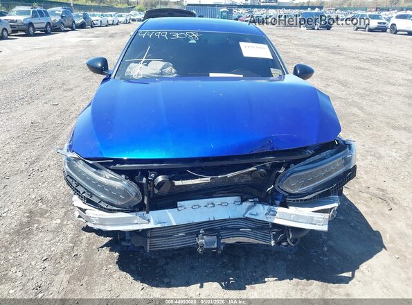 1HGCV2F35MA023755 2021 HONDA ACCORD Blue Vista del cuadro de instrumentos