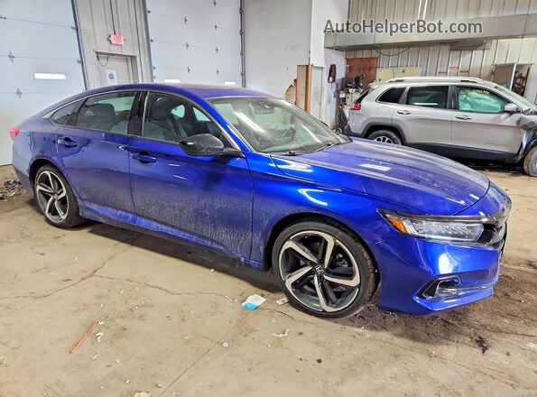 1HGCV2F36MA019228 2021 HONDA ACCORD Blue 