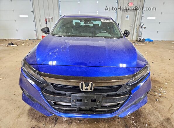 1HGCV2F36MA019228 2021 HONDA ACCORD Blue 