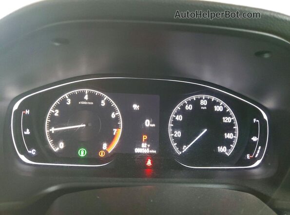 1HGCV2F37MA029668 2021 HONDA ACCORD Blue Widok zestawu wskaźników