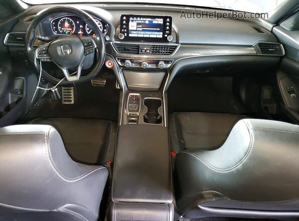1HGCV2F37MA029668 2021 HONDA ACCORD Blue Widok deski rozdzielczej