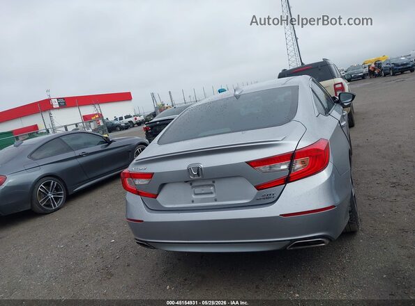 1HGCV2F38JA025656 2018 HONDA ACCORD Silver 