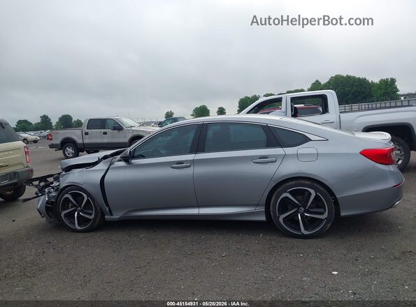 1HGCV2F38JA025656 2018 HONDA ACCORD Silver 