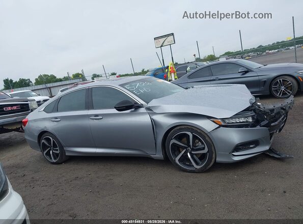 1HGCV2F38JA025656 2018 HONDA ACCORD Silver Widok wnętrza 360 stopni