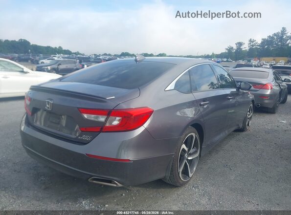 1HGCV2F39JA044460 2018 HONDA ACCORD Серый 