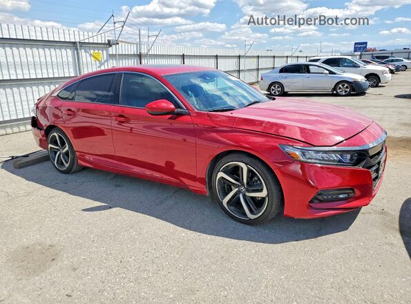 1HGCV2F39LA000509 2020 HONDA ACCORD Red წინა მარჯვენა