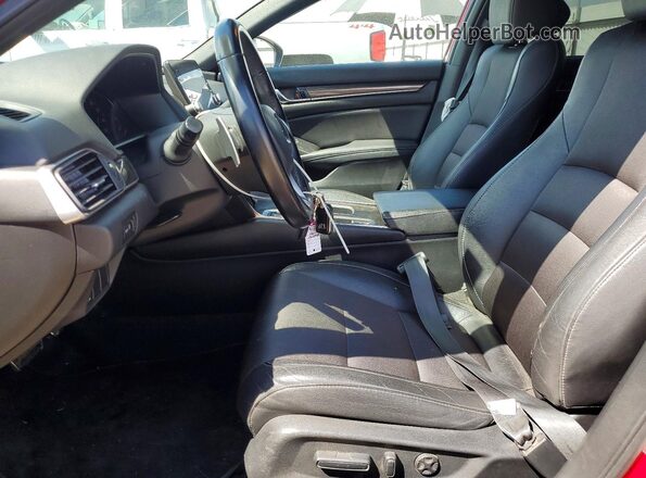 1HGCV2F39LA000509 2020 HONDA ACCORD Red წინა სალონის ხედი