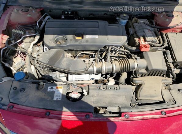 1HGCV2F39LA000509 2020 HONDA ACCORD Red უკანა სალონის ხედი