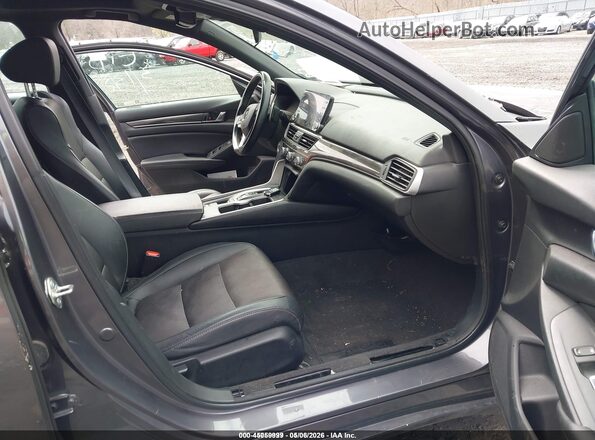 1HGCV2F39LA026429 2020 HONDA ACCORD Gray Вид салону спереду