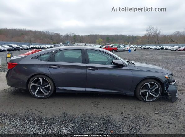 1HGCV2F39LA026429 2020 HONDA ACCORD Gray Вид задньої частини салону