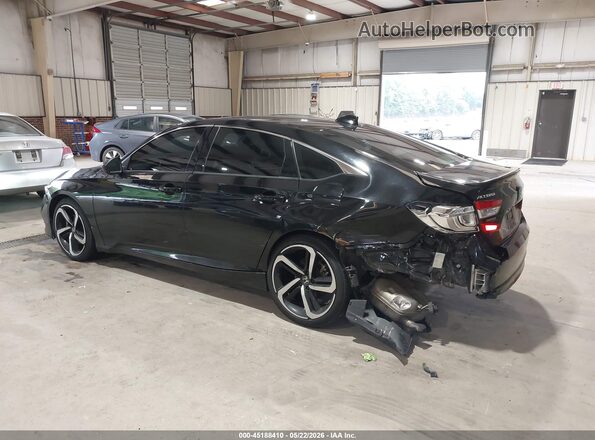 1HGCV2F39MA017683 2021 HONDA ACCORD Black უკანა მარცხენა