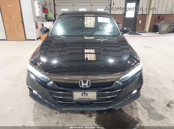 1HGCV2F39MA017683 2021 HONDA ACCORD Black ხელსაწყოთა პანელის ხედი