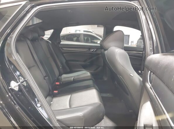 1HGCV2F39MA017683 2021 HONDA ACCORD Black VIN კოდის სტიკერის ხედი