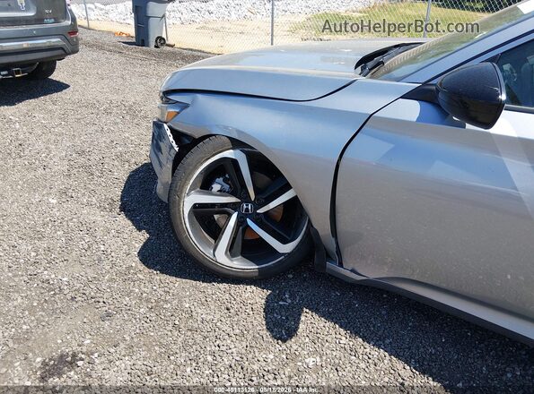 1HGCV2F39MA022883 2021 HONDA ACCORD Silver Вид спереду