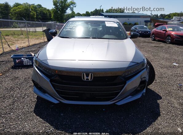 1HGCV2F39MA022883 2021 HONDA ACCORD Silver Вид щитка приладів