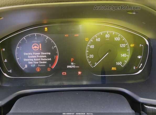 1HGCV2F3XJA043267 2018 HONDA ACCORD Gray Vista de los asientos traseros