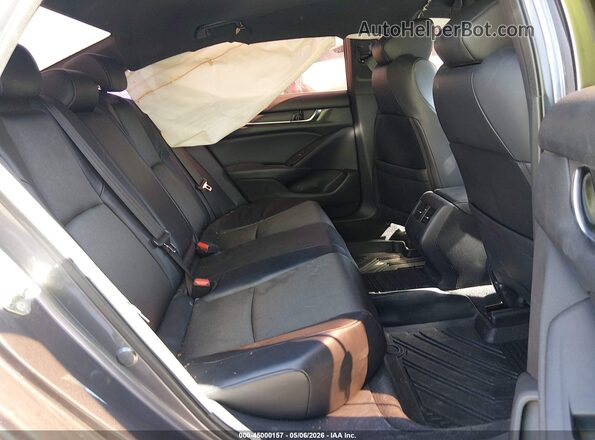 1HGCV2F3XJA043267 2018 HONDA ACCORD Gray Vista de la etiqueta del VIN
