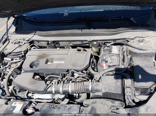 1HGCV2F3XJA043267 2018 HONDA ACCORD Gray Vista trasera