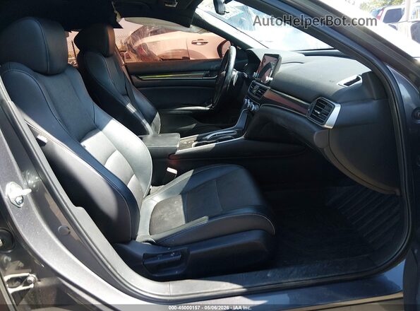 1HGCV2F3XJA043267 2018 HONDA ACCORD Gray Vista interior delantera